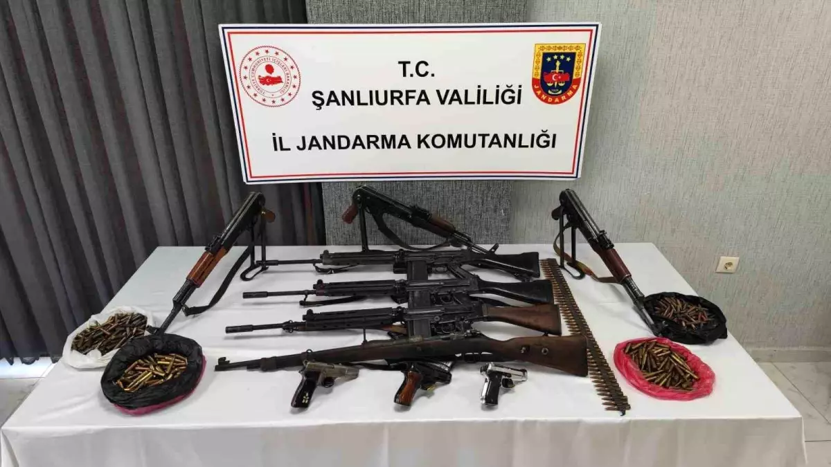 Şanlıurfa’da Ruhsatsız Silah Operasyonu