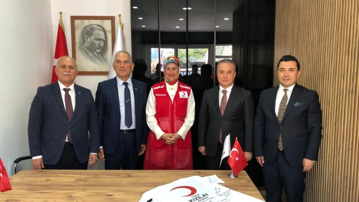 Anamur’da Türk Kızılay’ının yeni hizmet binası törenle açıldı