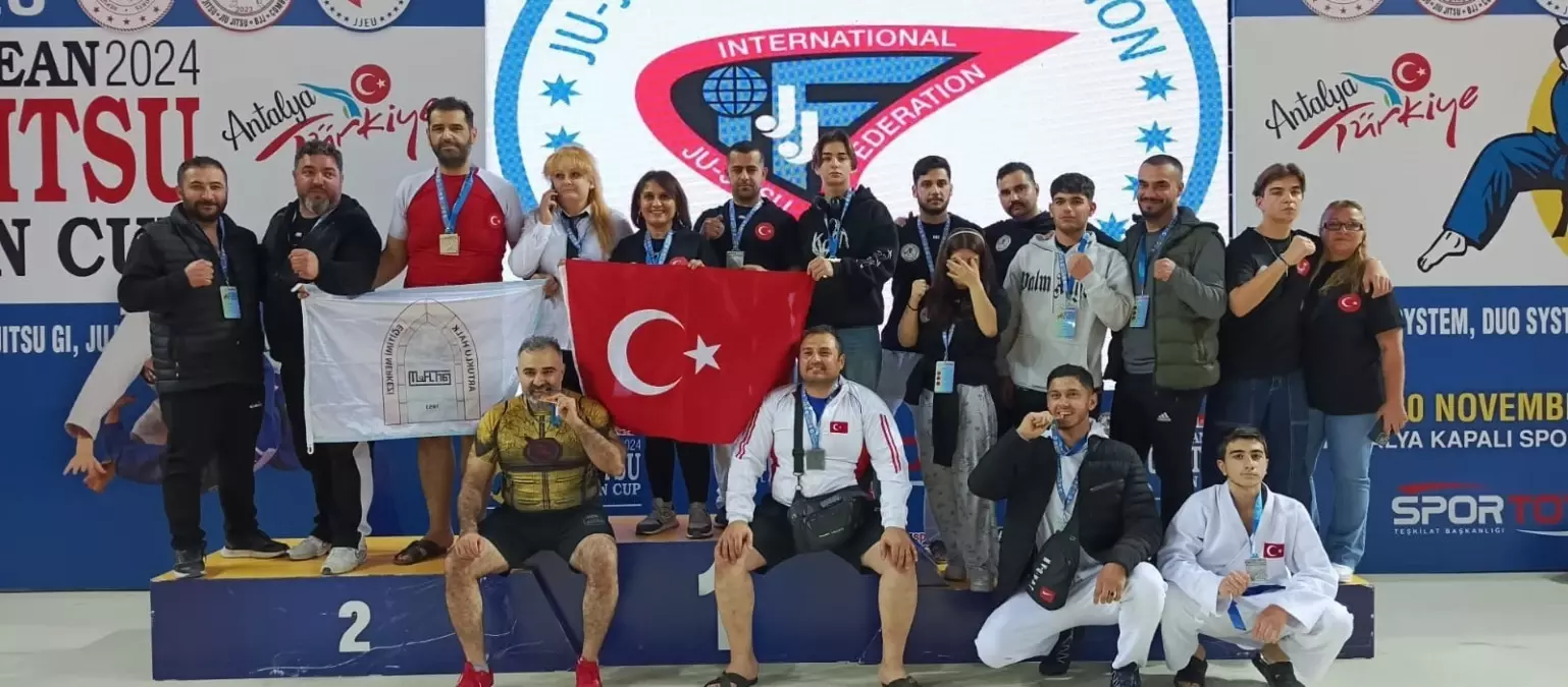 Mardinli Sporcular 2024 Avrupa Jujitsu Açık Kupası’nda 17 Madalya Kazandı