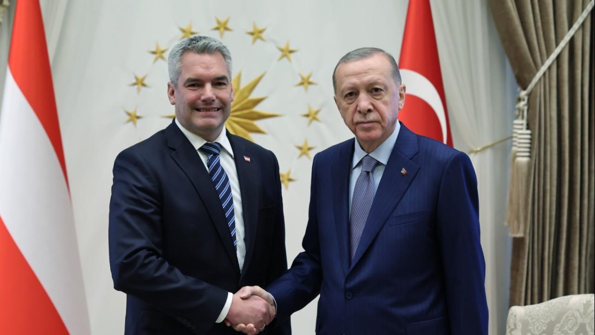 SON DAKİKA! Cumhurbaşkanı Erdoğan Avusturya Başbakanı ile görüştü