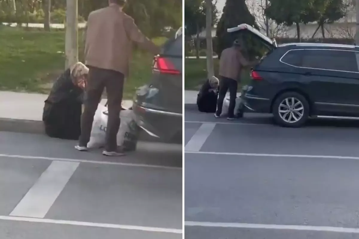 Dilenciler lüks araçlarla ”Mesaiye” geldi