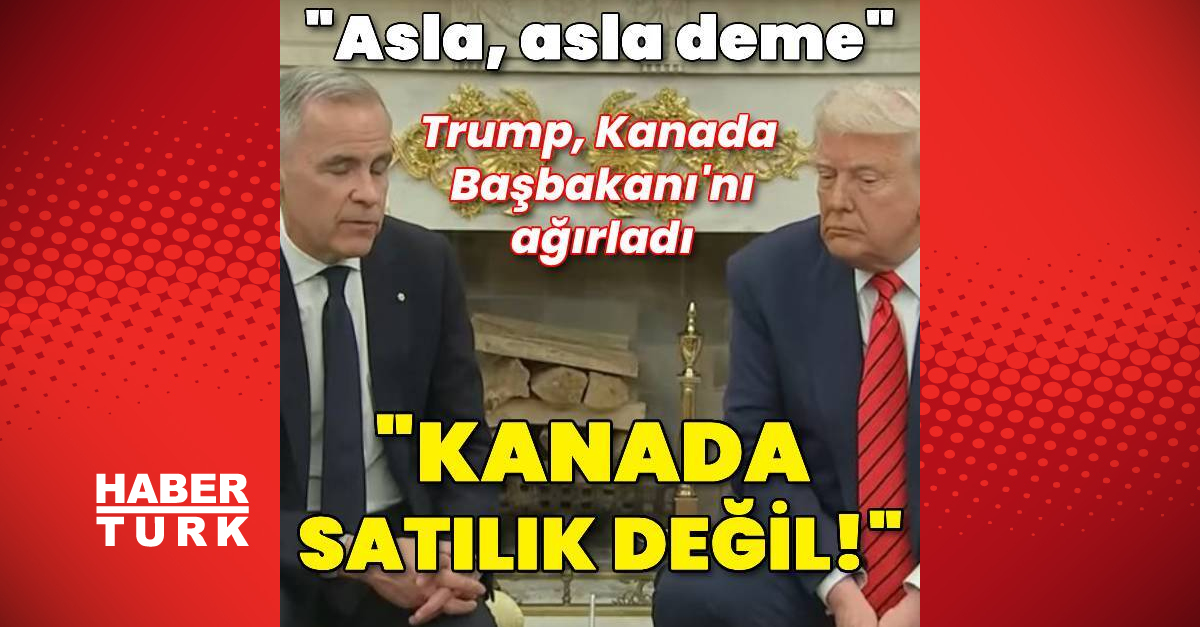 ABD Başkanı Donald Trump Kanada Başbakanı’nı ağırladı