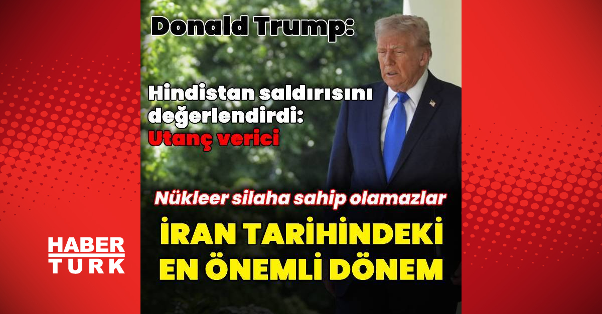 ABD Başkanı Trump: Bu, İran için karar anı